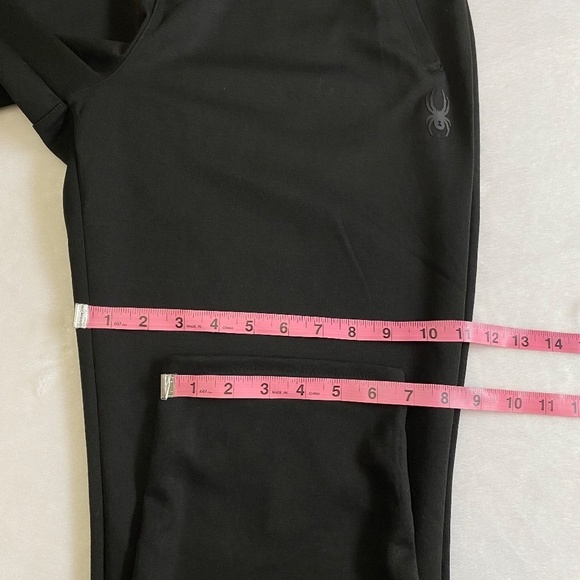 Spyder Men’s Joggers/Pants, Open Hems, Zippered Pockets, Large, Black N… - Picture 9 of 11